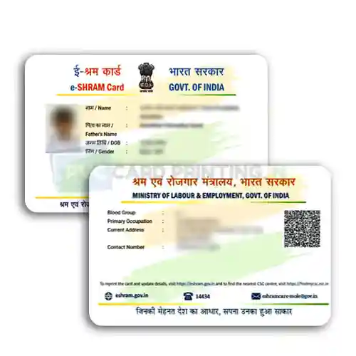 eShram Card PVC Print