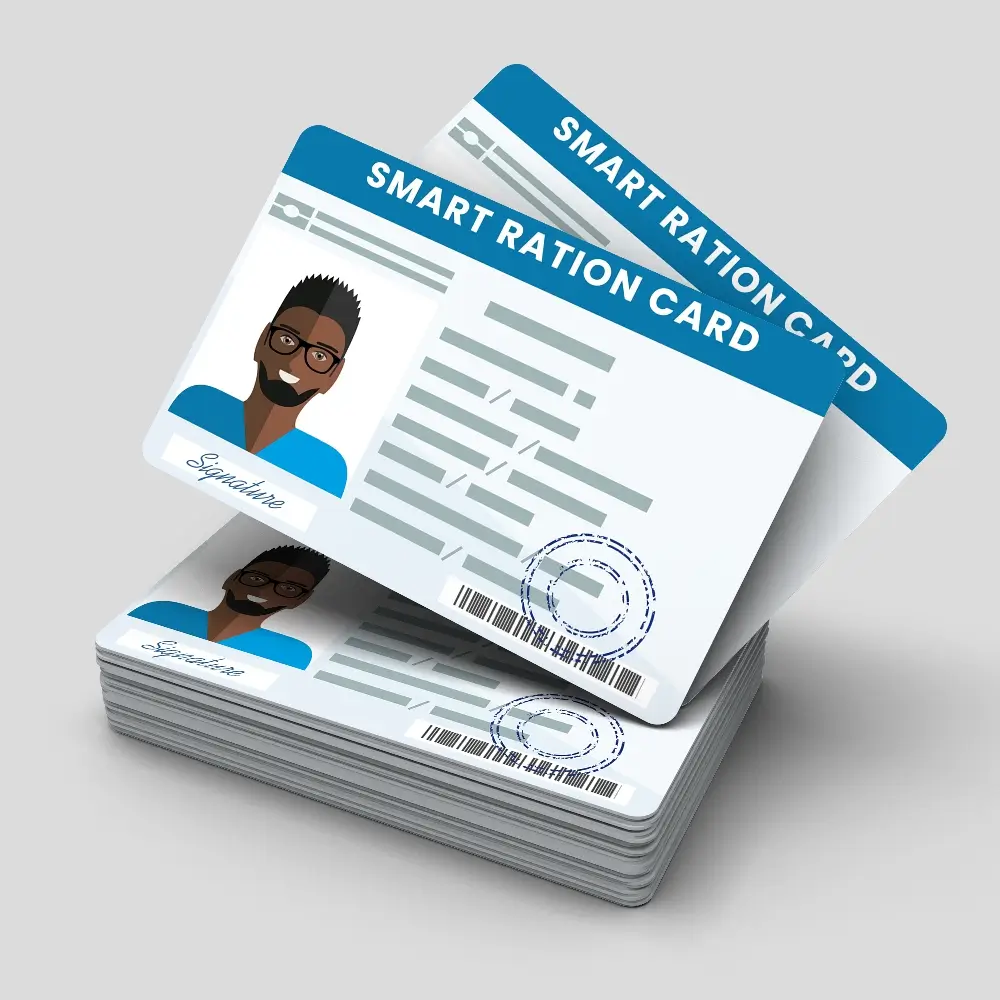 Ration Card PVC Print